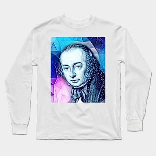 Isambard Kingdom Brunel Snowy Portrait | Isambard Kingdom Brunel Artwork 13 Long Sleeve T-Shirt